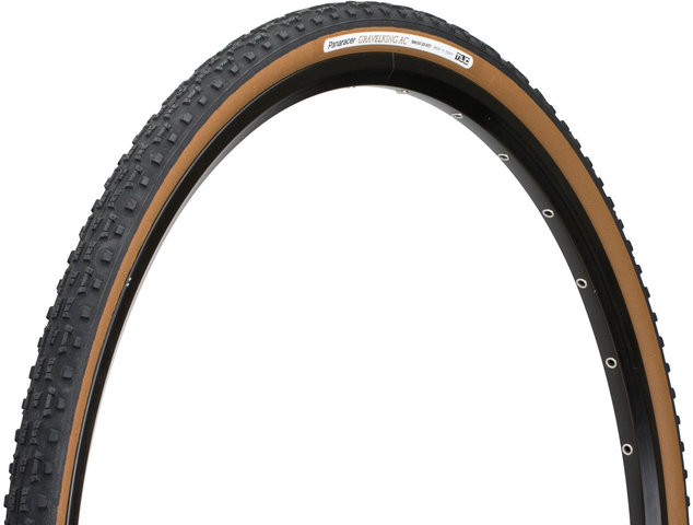 Panaracer Cubierta plegable GravelKing AC TLC 28" - black-brown/33-622 (700x33C)