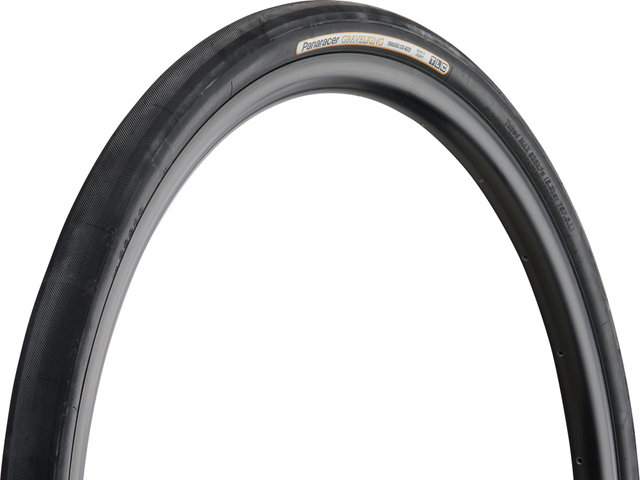 Panaracer GravelKing Slick TLC 28" Folding Tyre - black-black/35-622 (700x35c)