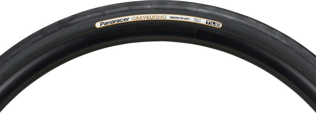 Panaracer GravelKing Slick TLC 28" Folding Tyre - black-black/35-622 (700x35c)