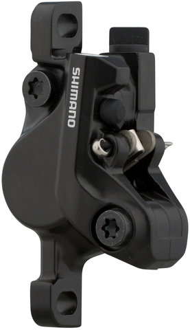 Shimano Pinza de frenos BR-MT500 con pastillas de resina - negro/VD / RT Post Mount 6"