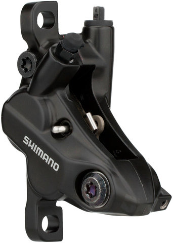 Shimano Pinza de frenos BR-MT520 con pastillas de resina - negro/VD / RT Post Mount 6"