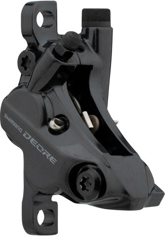 Shimano Deore BR-M6120 Brake Caliper w/ Resin Pads - black/front / rear post mount 6"