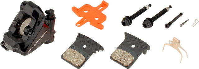 Pinza de frenos Dura-Ace BR-R9170 con pastillas de resina - negro/RT Flat Mount