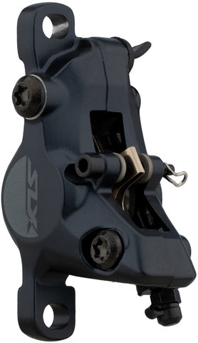 Shimano SLX BR-M7100 Brake Caliper w/ Resin Pads - black/front / rear post mount 6"