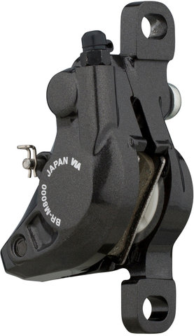 Shimano XT BR-M8000 Brake Caliper w/ Resin Pads - black/front / rear post mount 6"