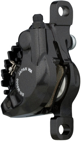 Shimano XT Bremssattel BR-M8000 mit Resinbelag mit Kühlrippen - schwarz/VR / HR Postmount 6"