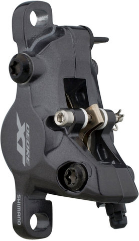 Shimano XT BR-M8100 Brake Caliper w/ Resin Pads - black/front / rear post mount 6"