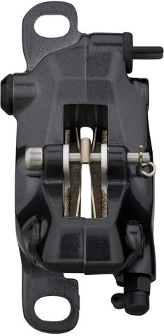 Shimano XT BR-M8100 Brake Caliper w/ Resin Pads - black/front / rear post mount 6"