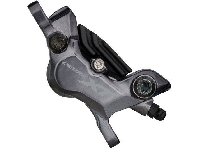 XT Bremssattel BR-M8120 mit Resinbelag - schwarz/VR / HR Postmount 6"