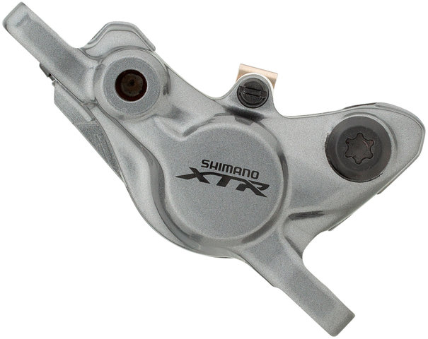 Shimano XTR Race Bremssattel BR-M9000 mit Resinbelag - grau/VR / HR Postmount 6"