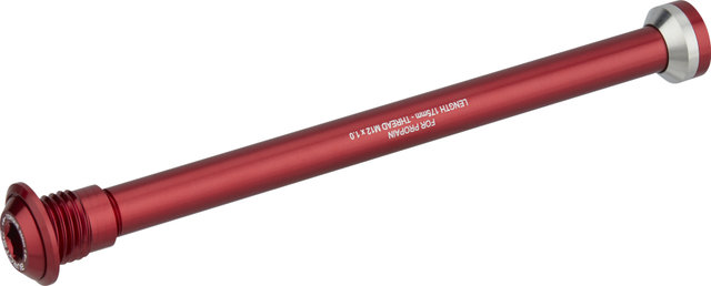 Burgtec Thru Axle 175 mm Rear for Propain - race red/148 mm