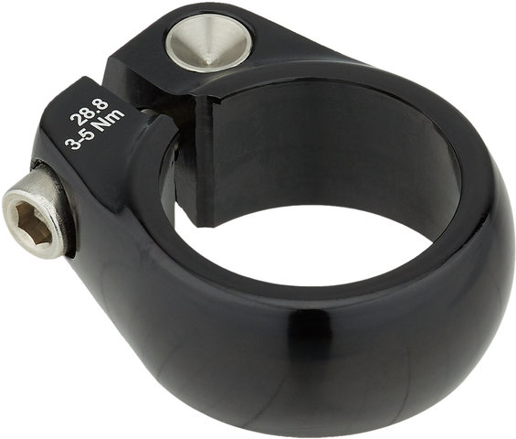 Salsa Abrazadera de sillín Lip Lock con tornillo - black/28,8 mm