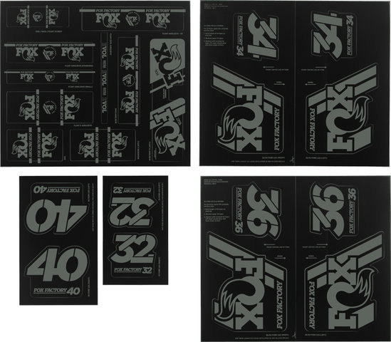 Heritage Fork and Shock Decal Kit up to Model 2020 - stealth/universal
