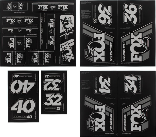 Heritage Fork and Shock Decal Kit up to Model 2020 - silver/universal