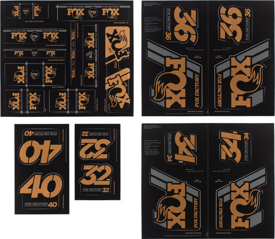 Heritage Fork and Shock Decal Kit up to Model 2020 - gold/universal