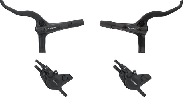 Shimano Set de frenos de disco BR-MT410 + BL-MT401 d+t J-Kit - negro/Set/left/right (side-specific)