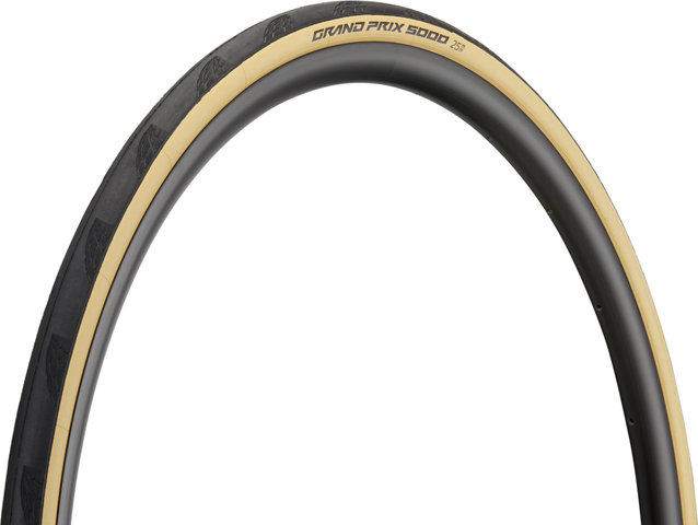 Grand Prix 5000 28" Faltreifen 2er-Set - schwarz-creme/25-622 (700x25C)