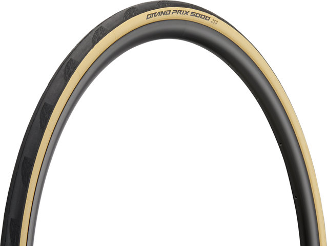 Continental Grand Prix 5000 28" Folding Tyre Set - black-creme/25-622 (700x25c)