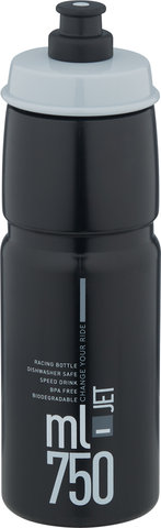 Jet Trinkflasche 750 ml - schwarz-grau/750 ml