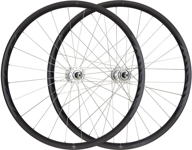 Miche Pistard Track Wheelset - black-silver/28" set (front 9x100 + rear 10x120)