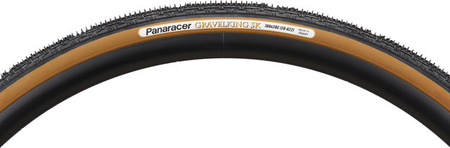 Panaracer GravelKing SK 28" Faltreifen - black-brown/28-622 (700x28C)