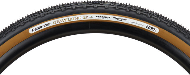 Panaracer GravelKing SK Plus TLC 27.5" Folding Tyre - black-brown/27.5x1.9 (48-584)