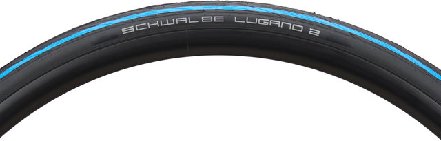 Lugano II K-Guard 28" Wired Tyre - black-blue/25-622 (700x25c)