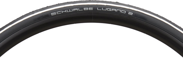 Lugano II K-Guard 28" Wired Tyre - black-white/25-622 (700x25c)