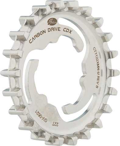 CDX 3-cam SureFit Shimano Unified Rear Belt Drive Sprocket - silver/22 tooth