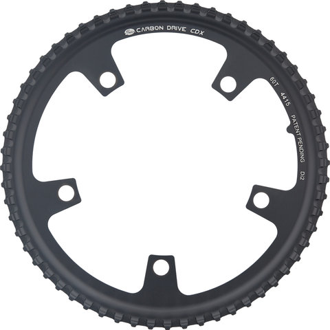 Gates CDX Tandem Front Sprocket - black/74 tooth