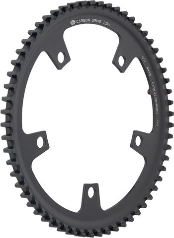 Gates CDX 5-Arm Alfine Di2 Front Belt Drive Sprocket w/ 130 mm BCD - black/60 tooth