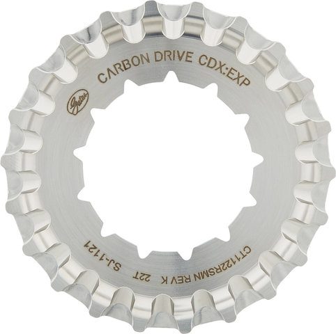 CDX:EXP Rohloff Spline Rear Belt Drive Sprocket - silver/22 tooth