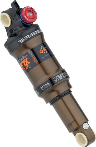 Fox Racing Shox Float DPS EVOL SV Remote Factory Dämpfer Modell 2022 - black-orange/165 mm x 38 mm