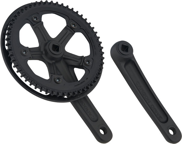 Gates CDN S150 Crankset with Protective Ring - black/170.0 mm 55 tooth