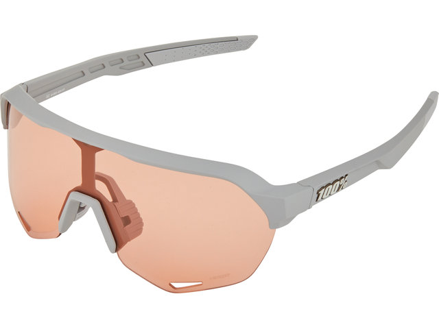 S2 HiPER Sports Glasses - 2021 Model - soft tact stone grey/hiper coral