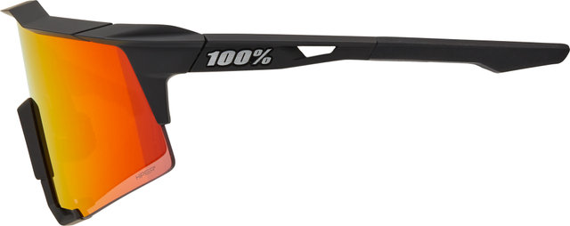 100% Speedcraft Hiper Sports Glasses - Closeout - soft tact black/hiper red multilayer mirror