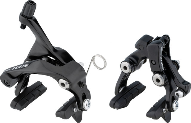 Shimano 105 R7000 group 2x11 36-52 with direct mount (rear stay) - silky black | Shimano Road | 172,5 mm | Shimano Road | Braze-on | 36-52