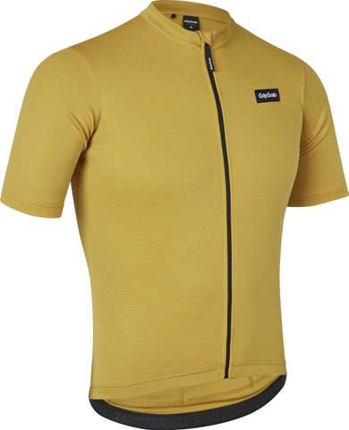 GripGrab EXPLR Merinotech S/S Trikot - mustard yellow/M