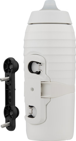 FIDLOCK TWIST x Keego Titan Trinkflasche 600 ml mit bike base Haltesystem - weiß/600 ml