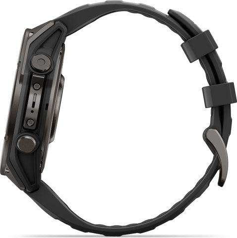 Garmin fēnix 9 AMOLED Sapphire DLC Titan 47 mm Multisport-Smartwatch - schwarz-carbongrau