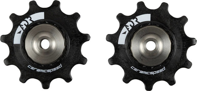 CeramicSpeed Sistema de Roldanas OSPW ALPHA para Shimano R8150/R8050/R7150/R5800 - negro | 14 dientes (rueda guía), 20 dientes (rueda tensora)