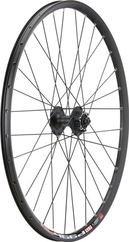 bc basic Juego de ruedas Mountain Alivio Disc 6 agujeros DT Swiss 466d 26" - negro | 26" set (RD 9x100 + RT 10x135) Shimano