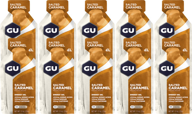 GU Energy Labs Energy Gel - 10 pièces - salted caramel