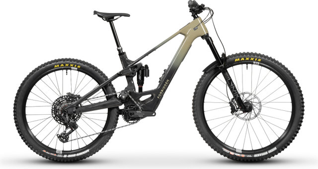 FORBIDDEN Vélo tout-terrain électrique Druid E T4 Carbon 29"/27,5" - sandstorm | S | 29" (avant), 27,5" (arrière) | 160 mm | 44 mm
