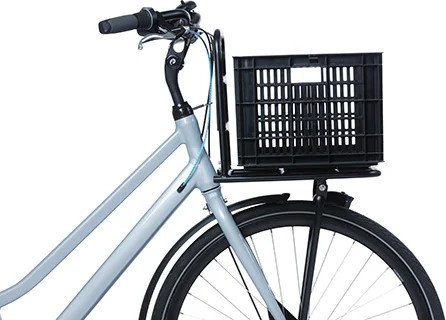 Basil Crate M Bicycle Box - black/29 l