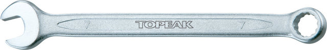 Topeak 7 mm Spanner Ring-Maulschlüssel - silber