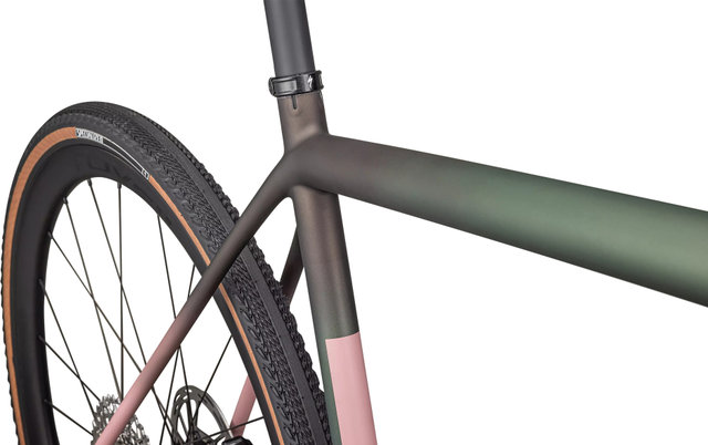 Specialized Crux Expert 28" Gravel Bike - satin cypress metallic-doppio-dusky pink-champagne/28"/M
