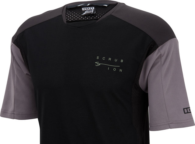 ION Maillot Scrub AMP S/S BAT - black/M