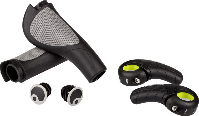 Ergon GP2 Lenkergriffe für Drehgriffschalter einseitig - black/L
