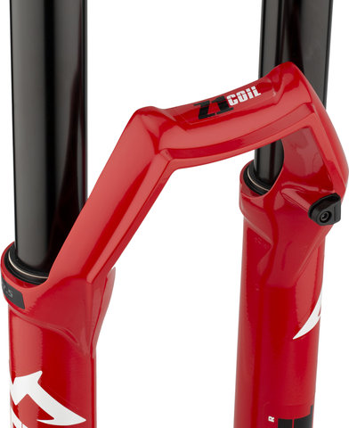 Marzocchi Horquilla de suspensión Bomber Z1 Coil 27,5" Boost - gloss red/15 mm Eje Pasante/180 /44 /1 1/8" - 1,5" tapered/27,5" (650B)/110 mm